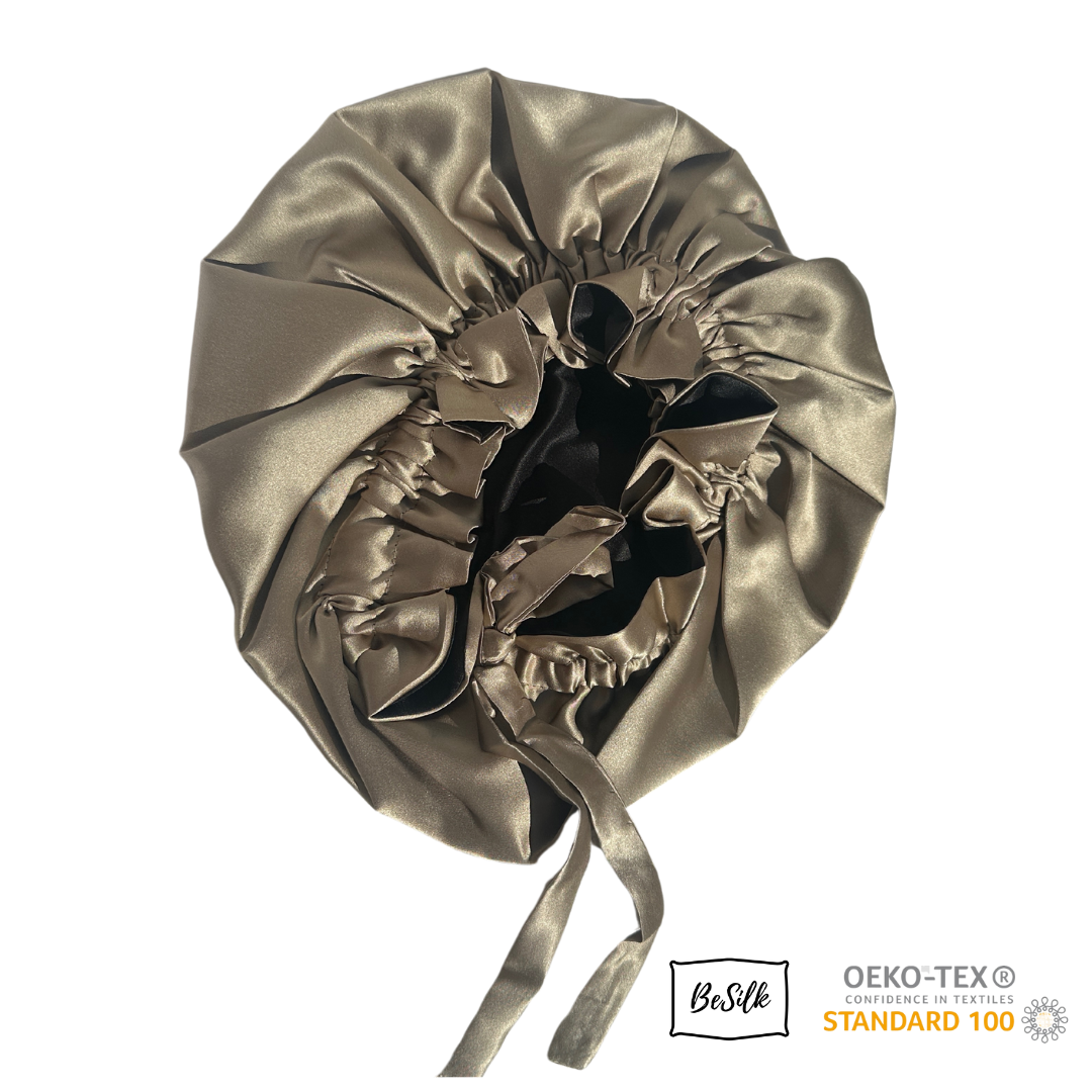 BeSilk™ Night Cap Brown and Black