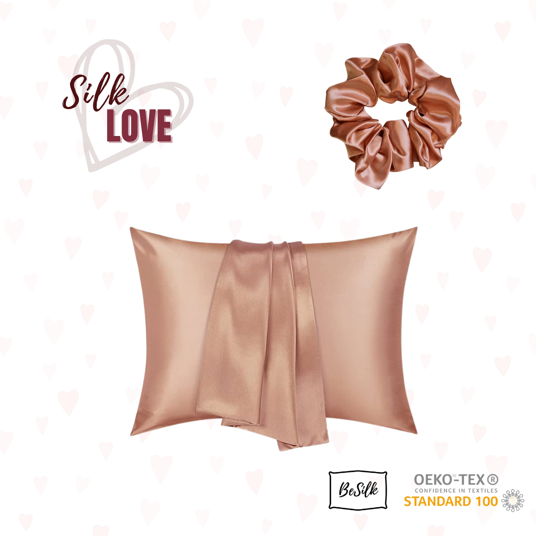 Box Silk LOVE Rose Gold