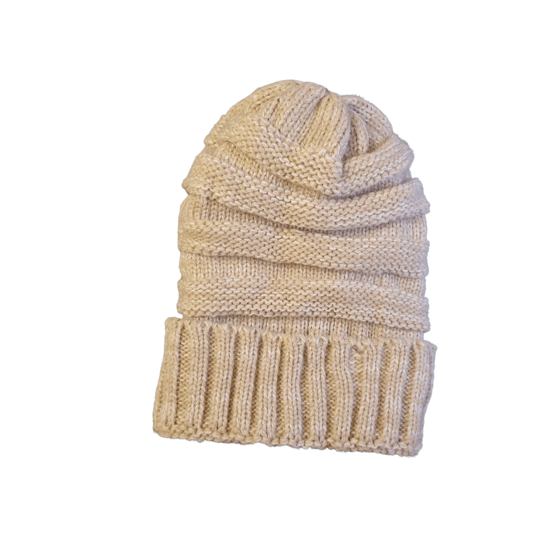 Bonnet Hiver Oversize Beige