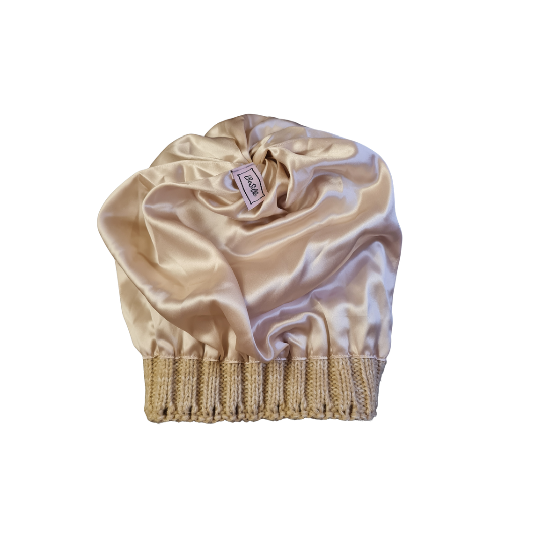 Bonnet Hiver Oversize Beige