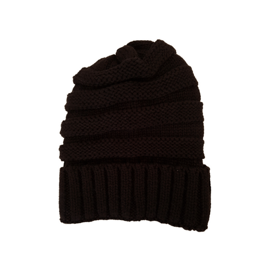 Bonnet Hiver Oversize Noir