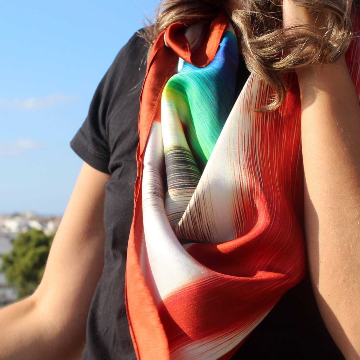 carré de soie foulard