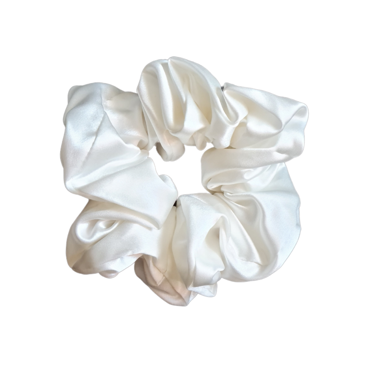 Scrunchie Maxi Blanc Perle